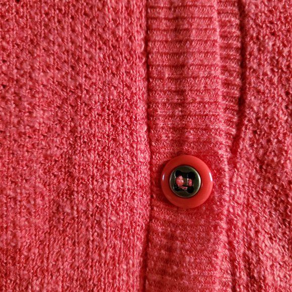 Free People Orange Smarty Button Front Cardigan XS - Picture 5 of 15